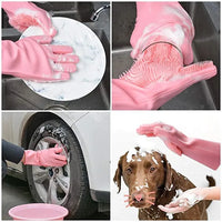 Silicon Washing Gloves High Quality Big Size