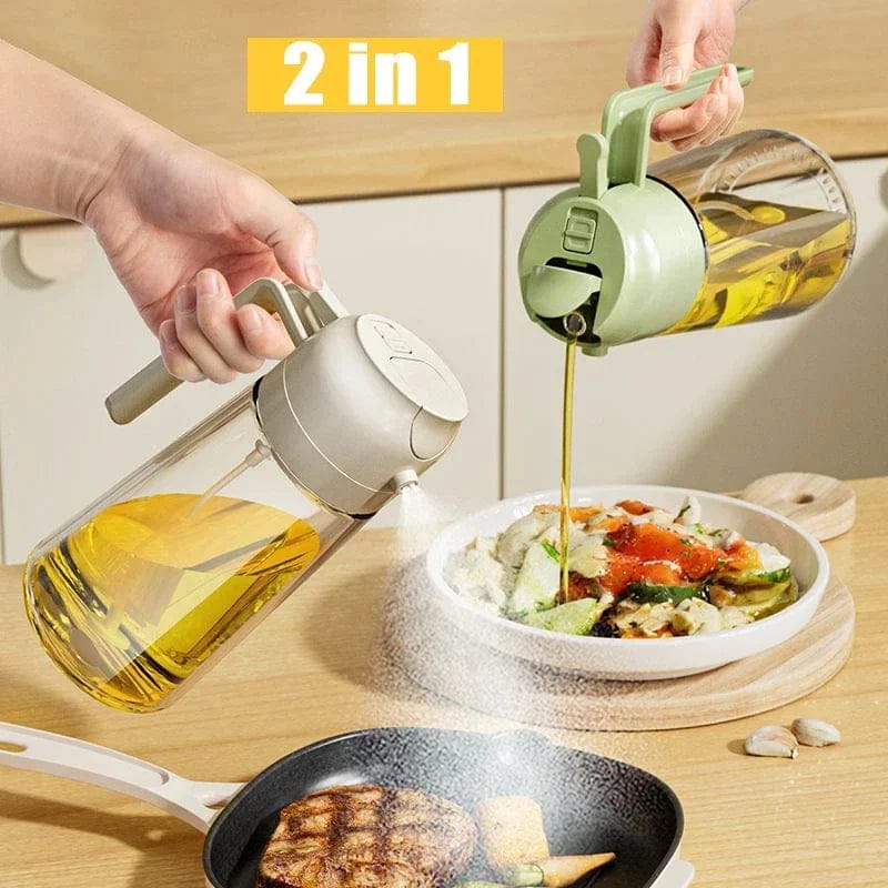 2-In-1 Oil Sprayer Bottle For Kitchen For Daily Needs