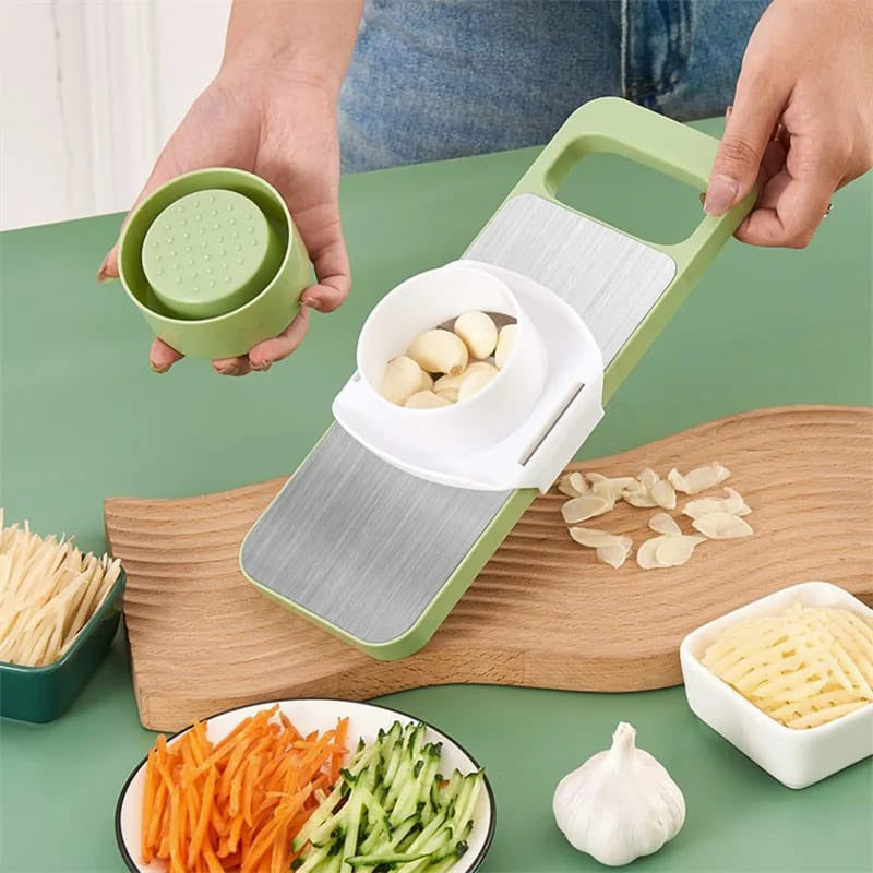 Manual Food Grater, 5 In 1 Multi Function Vegetable Slicer