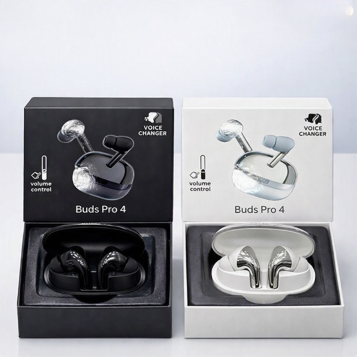 Buds Pro 4 Black and White
