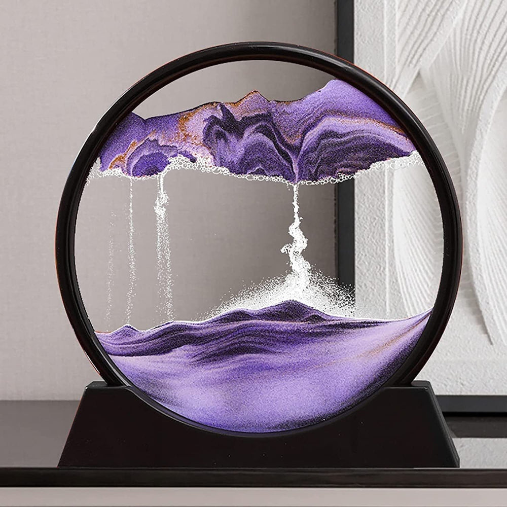 Beautiful 3D Moving Sand Art Lamp