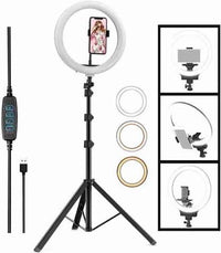 Portable 10-Inch LED Ring Light