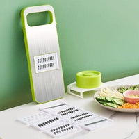 Manual Food Grater, 5 In 1 Multi Function Vegetable Slicer