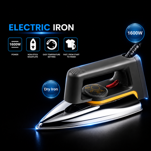 RAF Lightweight Dry Iron 400W
