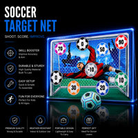 Indoor Outdoor Sticky Soccer Target Mat Game