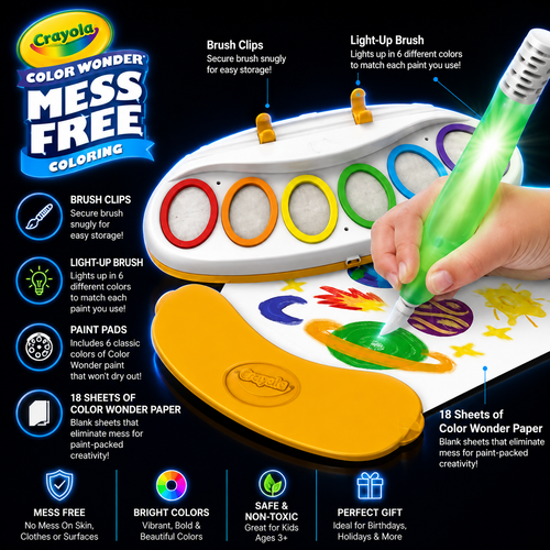 Mess Free Wonder Light Magic Brush for kids