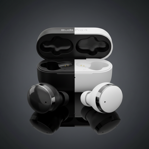 Buds Pro 4 Black and White