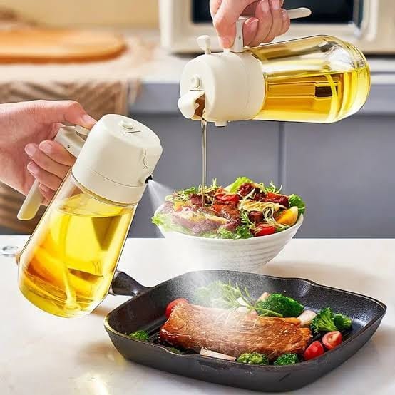 2-In-1 Oil Sprayer Bottle For Kitchen For Daily Needs