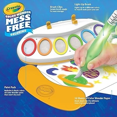 Mess Free Wonder Light Magic Brush for kids